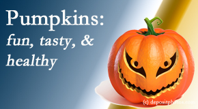 Gormish Chiropractic & Rehabilitation appreciates the pumpkin for its decorative and nutritional benefits especially the anti-inflammatory and antioxidant!