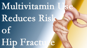 Gormish Chiropractic & Rehabilitation shares new research that shows a reduction in hip fracture by those taking multivitamins.