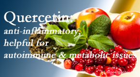 Gormish Chiropractic & Rehabilitation explains the benefits of quercetin for autoimmune, metabolic, and inflammatory diseases. 