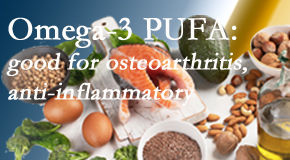 Gormish Chiropractic & Rehabilitation treats pain – back pain, neck pain, extremity pain – often affiliated with the degenerative processes associated with osteoarthritis for which fatty oils – omega 3 PUFAs – help. 
