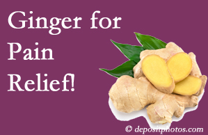 Carrolltown chronic pain and osteoarthritis pain patients will want to investigate ginger for its many varied benefits not least of which is pain reduction. 