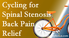 Gormish Chiropractic & Rehabilitation encourages exercise like cycling for back pain relief from lumbar spine stenosis.
