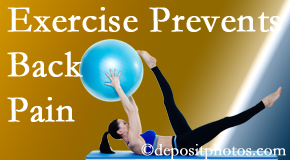 Gormish Chiropractic & Rehabilitation suggests Carrolltown back pain prevention with exercise.