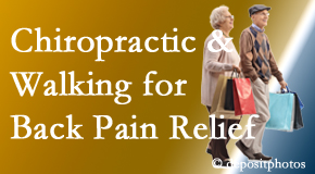 Gormish Chiropractic & Rehabilitation encourages walking for back pain relief along with chiropractic treatment to maximize distance walked.