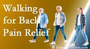 Gormish Chiropractic & Rehabilitation often recommends walking for Carrolltown back pain sufferers.