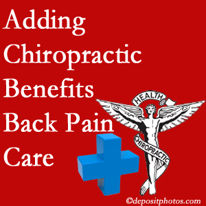 Added Carrolltown chiropractic to back pain care plans works for back pain sufferers. 