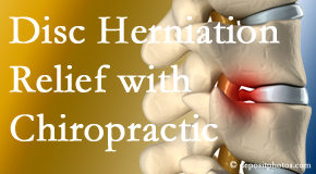 Gormish Chiropractic & Rehabilitation gently treats the disc herniation causing back pain. 