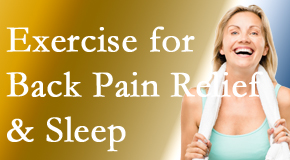 Gormish Chiropractic & Rehabilitation shares recent research about the benefit of exercise for back pain relief and sleep. 