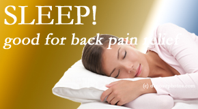 Gormish Chiropractic & Rehabilitation shares research that says good sleep helps keep back pain at bay. 