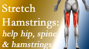 Gormish Chiropractic & Rehabilitation encourages back pain patients to stretch hamstrings for length, range of motion and flexibility to support the spine.