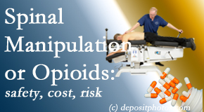 Gormish Chiropractic & Rehabilitation shares new comparison studies of the safety, cost, and effectiveness in reducing the need for further care of chronic low back pain: opioid vs spinal manipulation treatments.