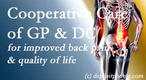 Gormish Chiropractic & Rehabilitation coordinates care of chronic low back pain with any local healthcare providers to help our patients!