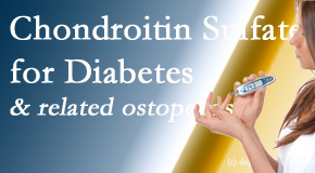 Gormish Chiropractic & Rehabilitation shares new info on the benefits of chondroitin sulfate for diabetes management of its inflammatory and osteoporotic aspects.