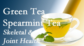 Gormish Chiropractic & Rehabilitation presents the benefits of green tea on skeletal health, a bonus for our Carrolltown chiropractic patients.