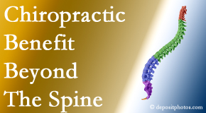 Gormish Chiropractic & Rehabilitation chiropractic care benefits more than the spine especially when the thoracic spine is treated!