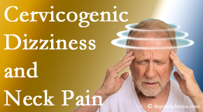 Gormish Chiropractic & Rehabilitation understands that there may be a link between neck pain and dizziness and offers potentially relieving care.