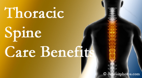Gormish Chiropractic & Rehabilitation wonders at the benefit of thoracic spine treatment beyond the thoracic spine to help even neck and back pain. 