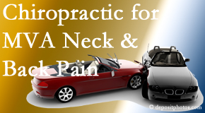 Gormish Chiropractic & Rehabilitation provides gentle relieving Cox Technic to help heal neck pain after an MVA car accident.