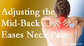 Gormish Chiropractic & Rehabilitation values the whole spine and that treating one section of the spine (thoracic) eases pain in another (cervical)!