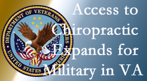Carrolltown chiropractic care helps relieve spine pain and back pain for many locals, and its availability for veterans and military personnel increases in the VA to help more. 