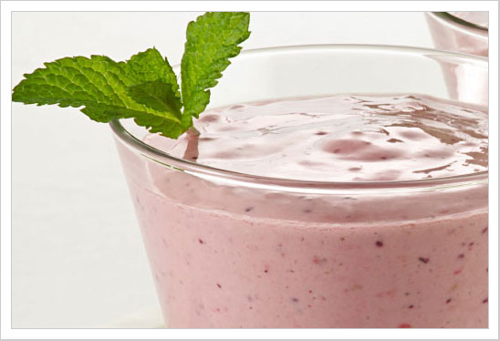 image of blueberry-strawberry smoothie