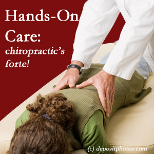 picture of Carrolltown chiropractic hands-on treatment
