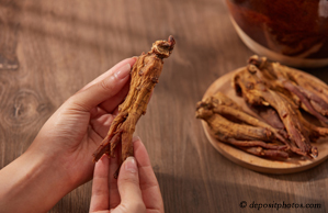 Carrolltown chiropractic nutrition tip: picture  of red ginseng for anti-aging and anti-inflammatory pain
