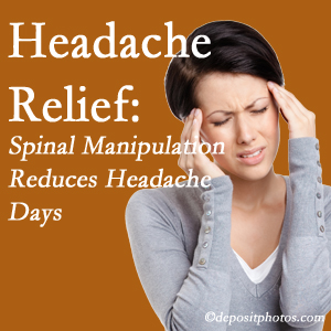 Carrolltown chiropractic care at Gormish Chiropractic & Rehabilitation may reduce headache days each month.